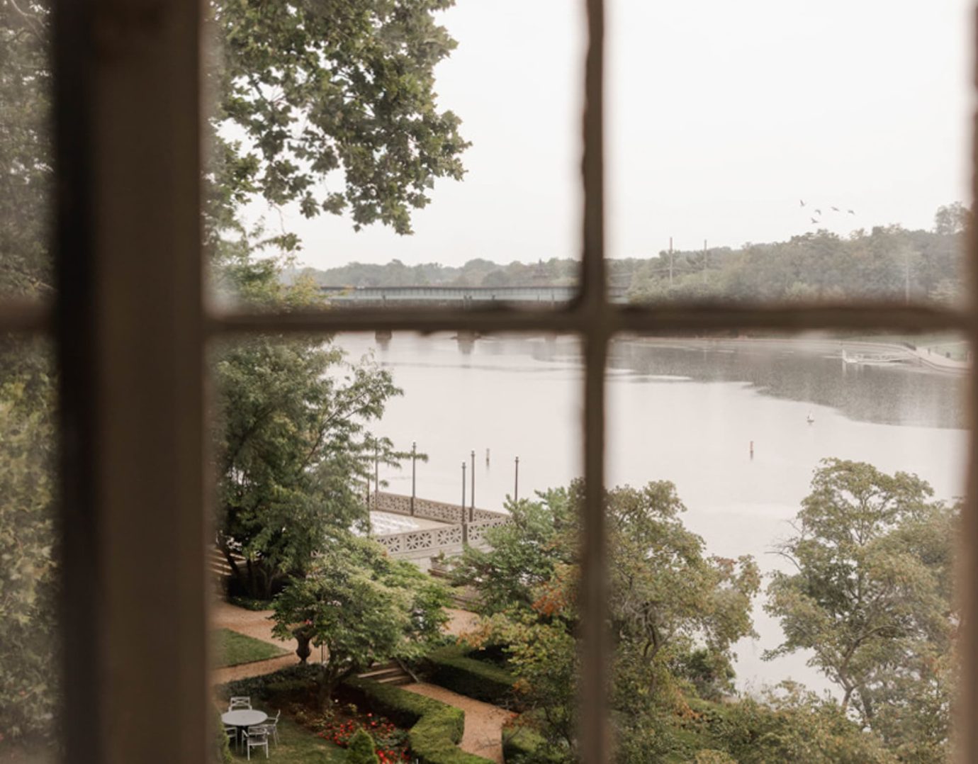 River views from historic hotel in Illinois